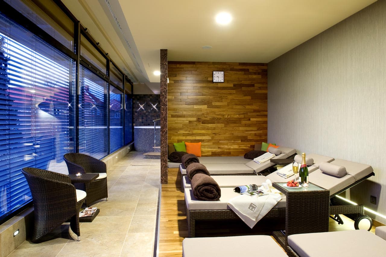 Wellness sauna detail
